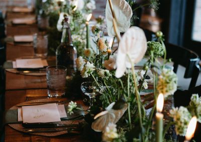 Warfield event table interior